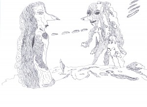 the exchange of love spirits between two people